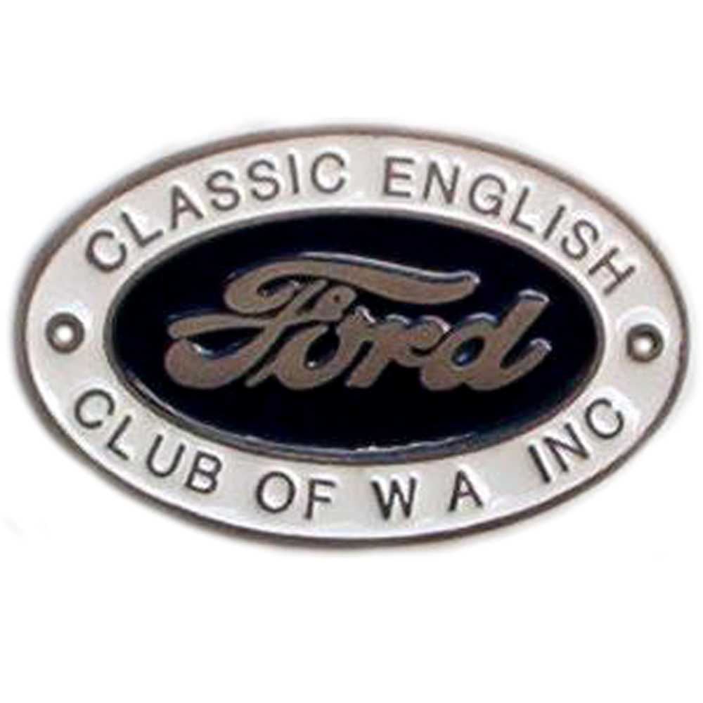 Classic English Ford Club of Western Australia car badge
